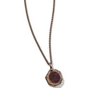 Kendra Scott lizzie drusy adjustable necklace