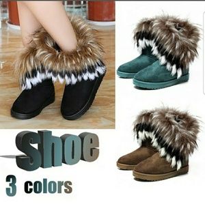 Synthetic Fur Boots