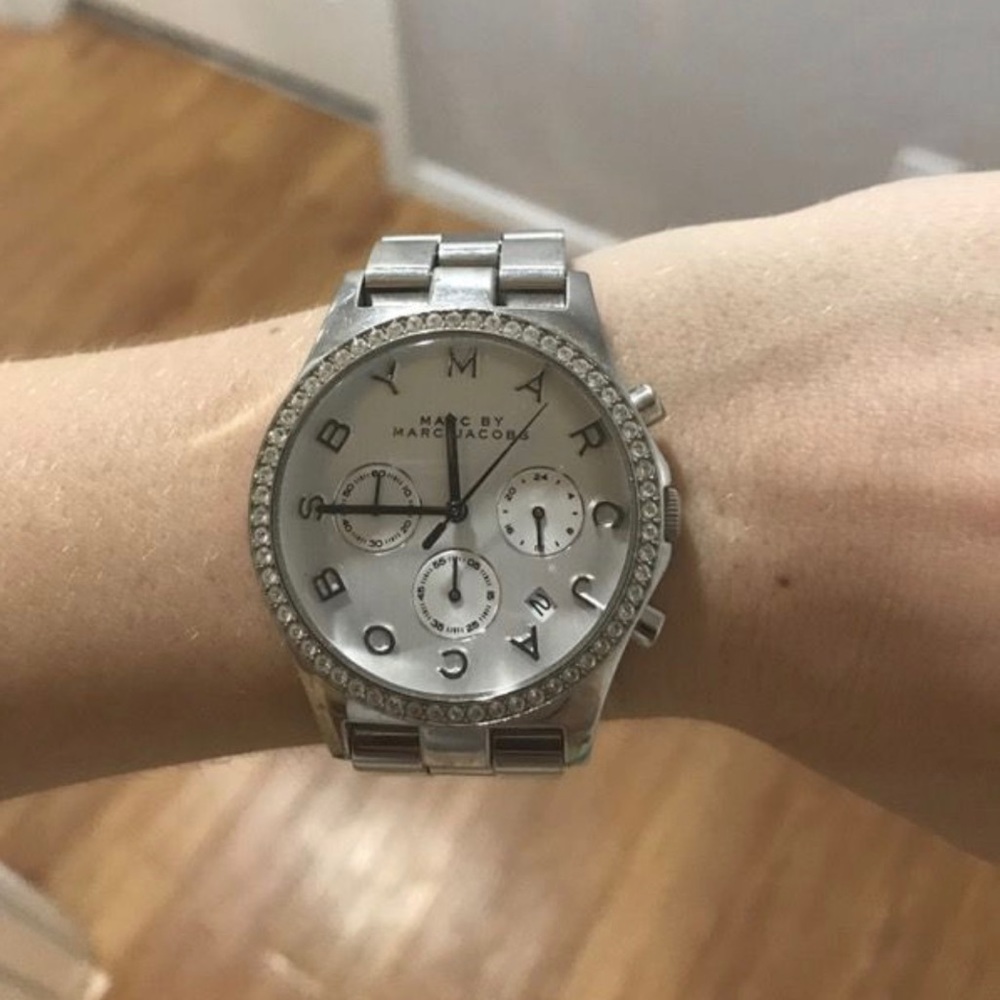 Marc Jacobs silver watch