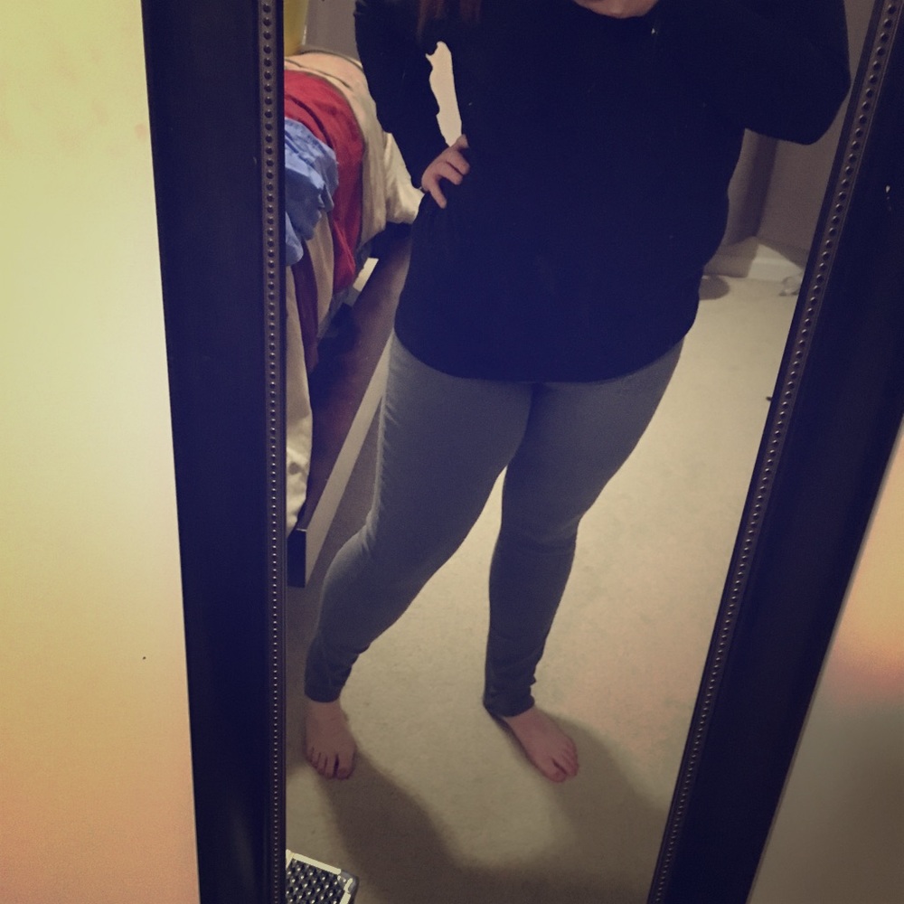 Green jeggings