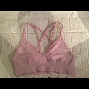 pink lululemon sports bra