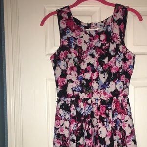 Sleeveless Floral Dress