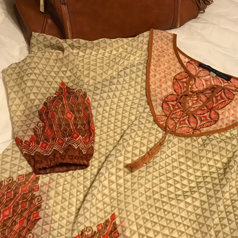 Long Sleeve Peasant Blouse