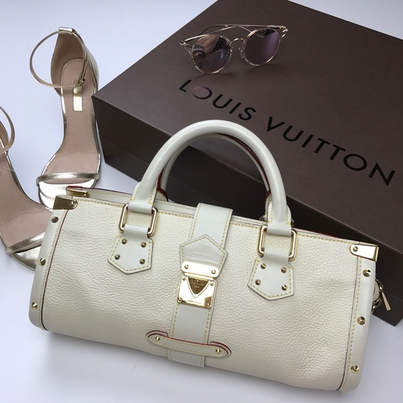 Louis Vuitton Handbags - Louis Vuitton Suhail Leather Epanoui PM White