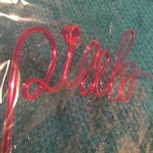 Limited Edition Pink Crazy Straw