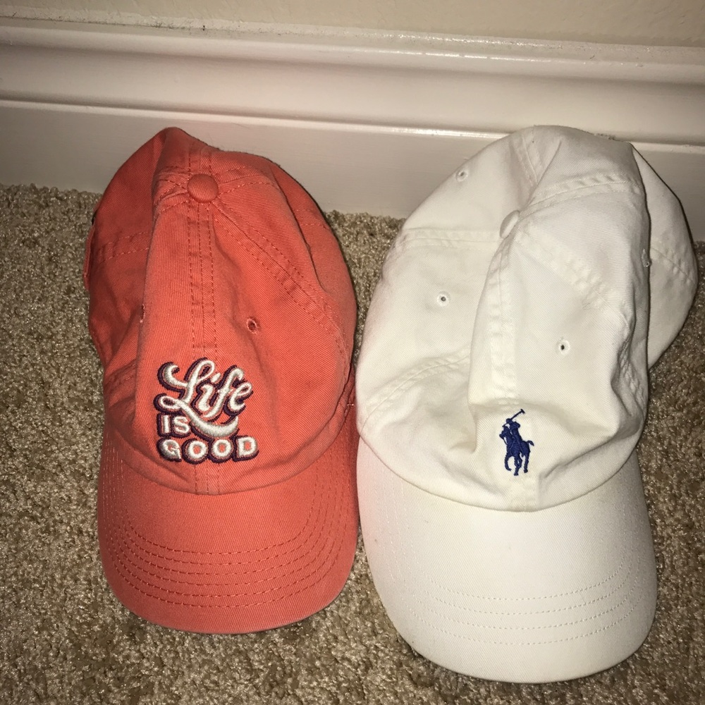 Life Is Good & Ralph Lauren Polo Hat