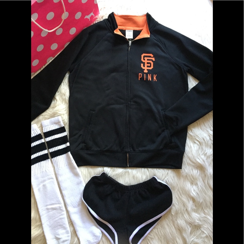VS Pink SF Giants Track Jacket!