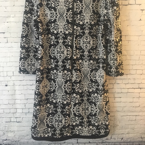 Black and white patterned dress - Picture 3 of 3