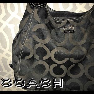 Authentic Black Maggie Coach purse