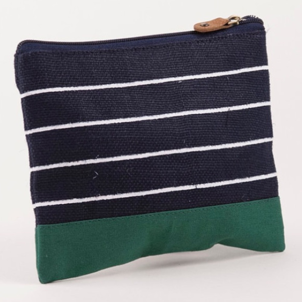 Pinstripe Cosmetic Pouch