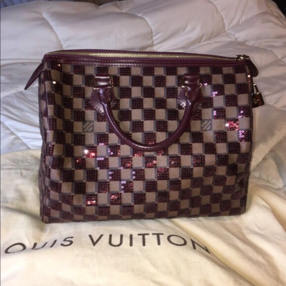Louis Vuitton speedy 30 sequins paillettes limited