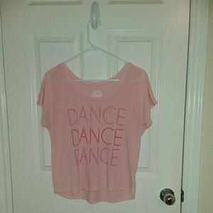 Pink "dance" t-shirt