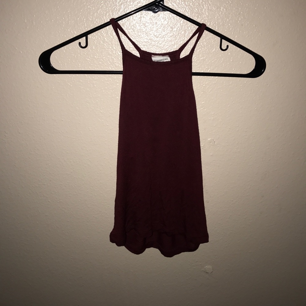 Maroon halter top from tillys!