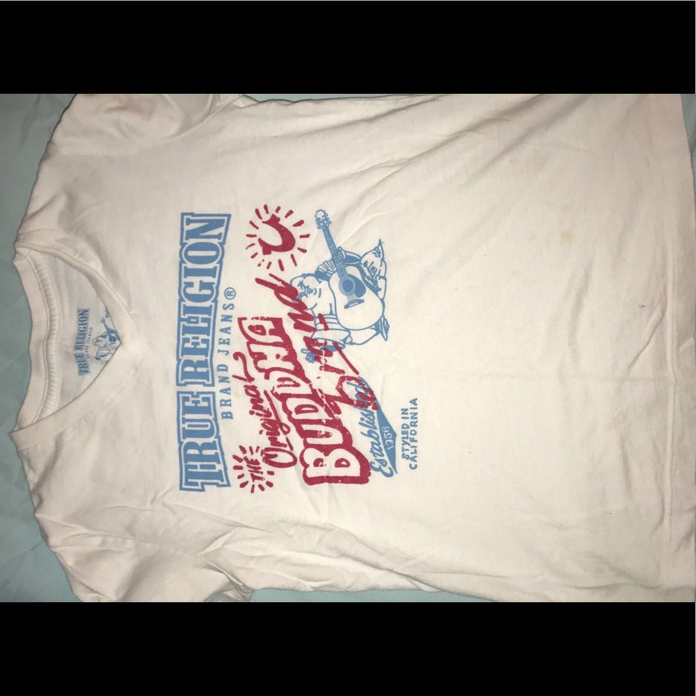 True Religion white Girls tee