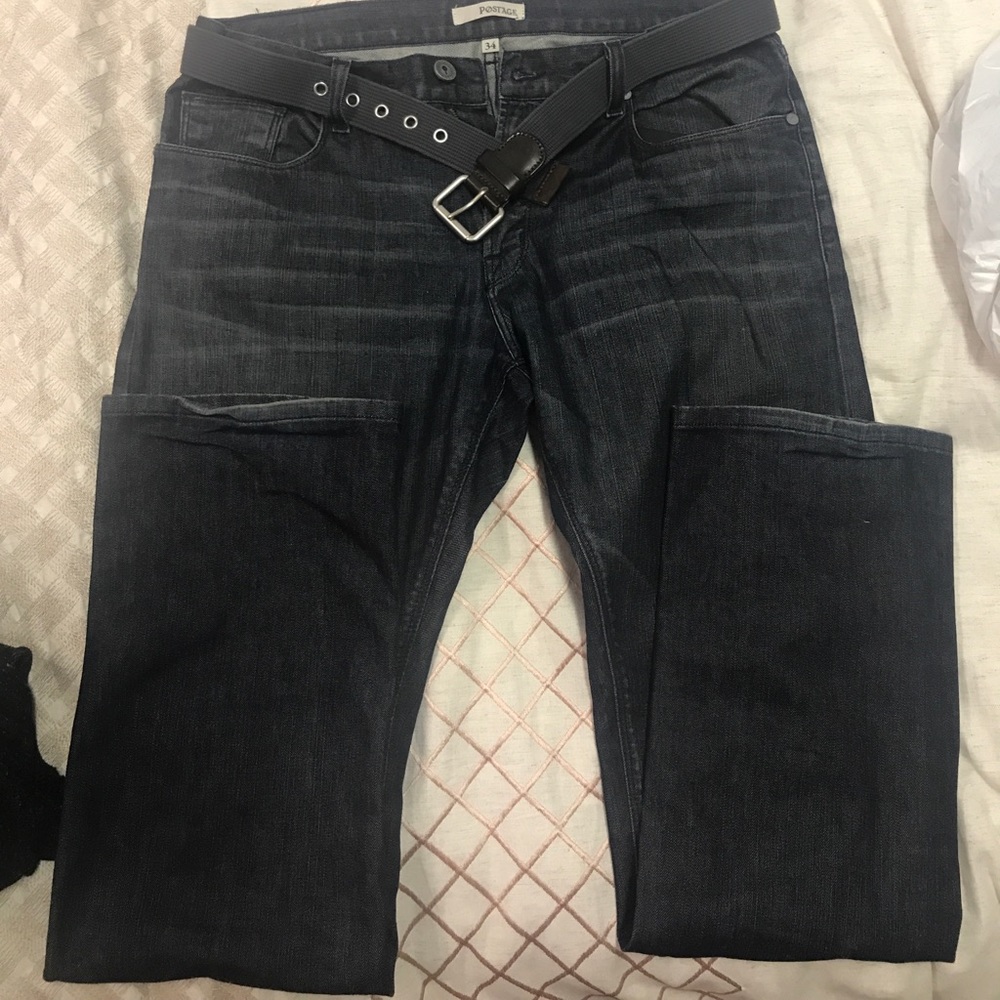 Men's relaxed straight fit jean