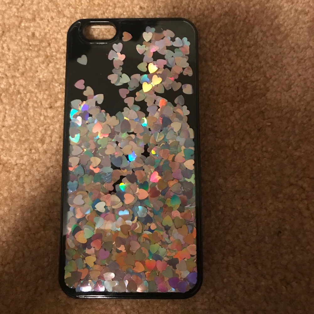 holographic heart iphone 6 PLUS case