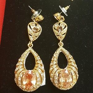 Stunning Golden Topaz Earrings