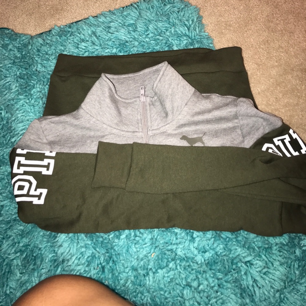 PINK quarter zip