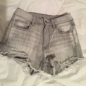 High Waisted AEO shorts.