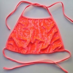 Oceanmoon coral halter top