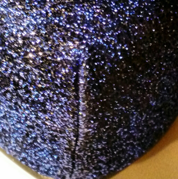 BLUE SPARKLY PLATFORM PUMPS - Picture 5 of 5