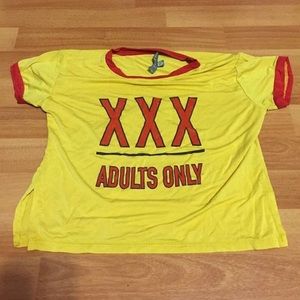 xxx Adults only croptop