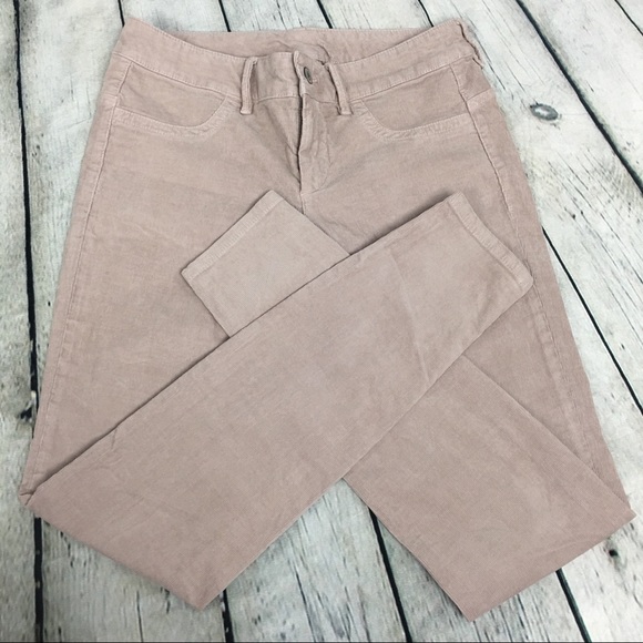 London Jean Size 4 Short Tan Corduroy Skinny Leg - Picture 2 of 7