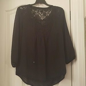 Sheer lace blouse with tank top B2G1 FREE