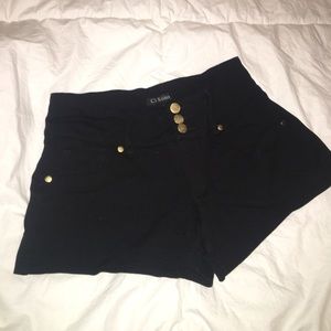 Ci Sono high waisted shorts.