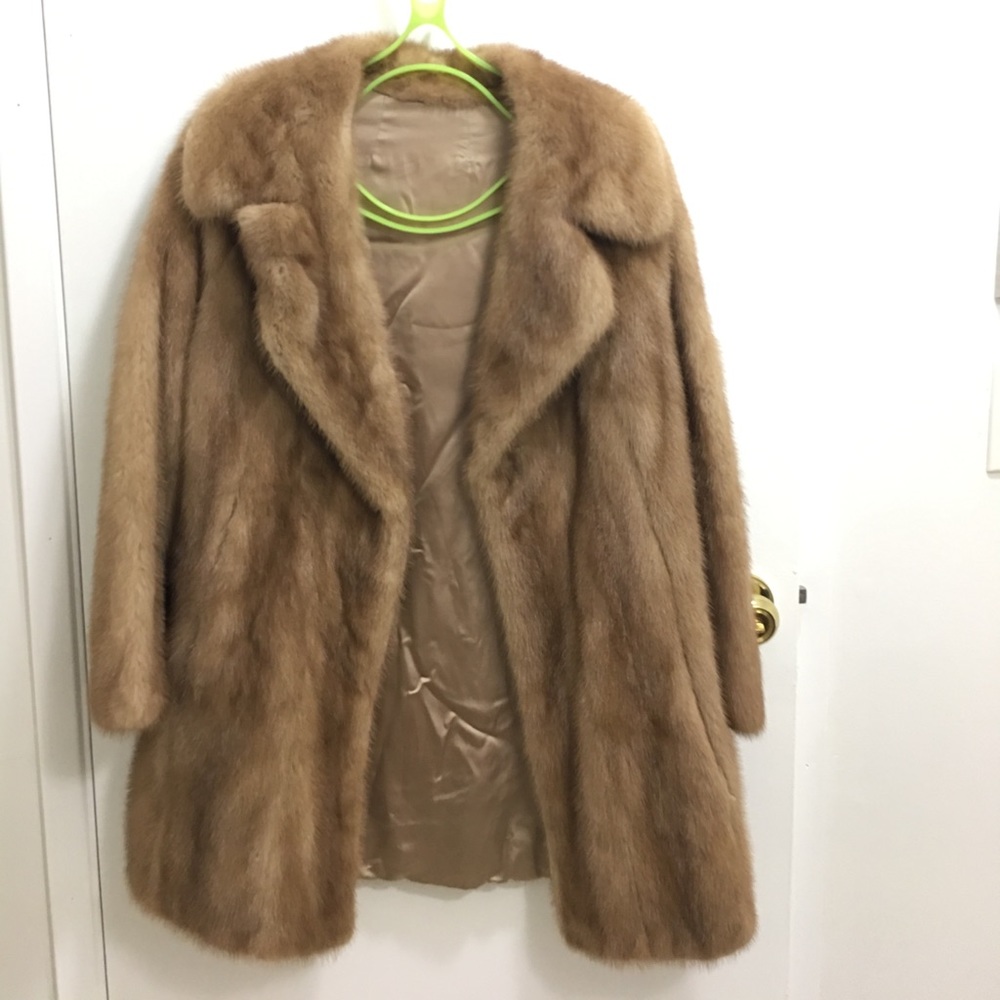 Vintage 60s glam mink coat