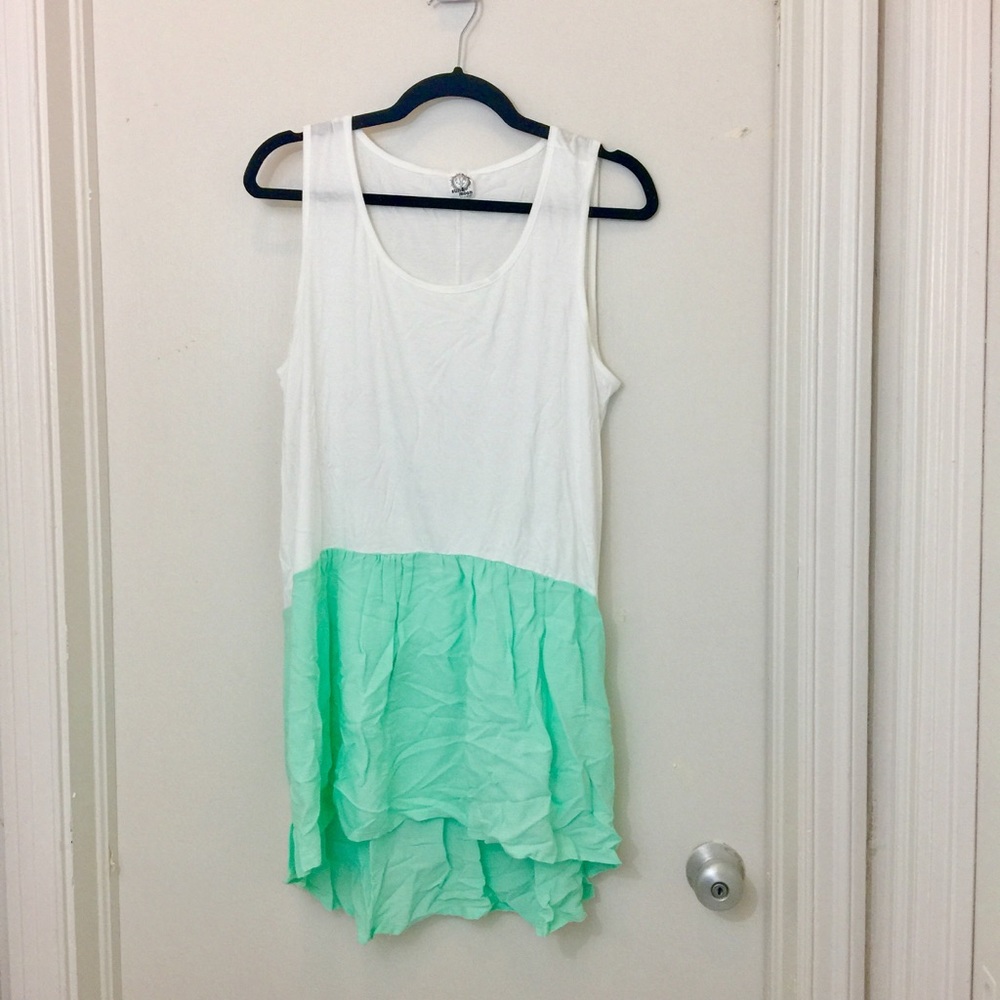 Sun n Moon Loose Ombré Tank Top
