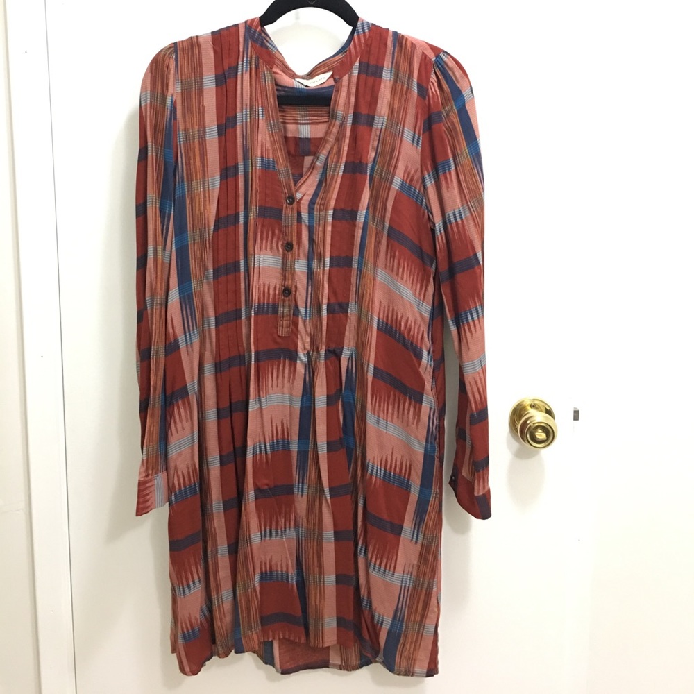 (RePosh) anthropologie tunic 3/4 sleeve dress