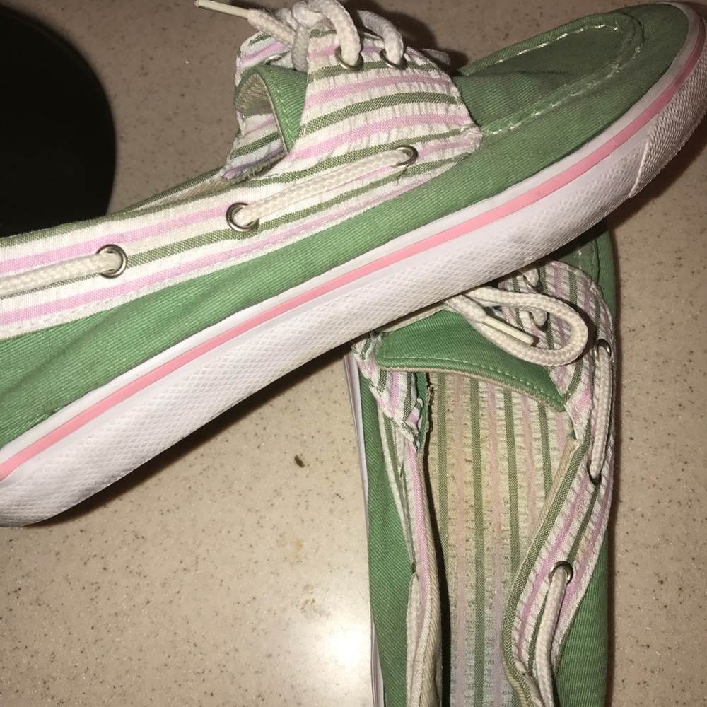 Fake colorful sperrys