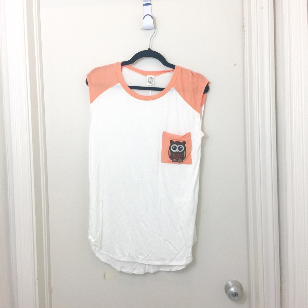 Sun n Moon owl detailed shirt with a pocket