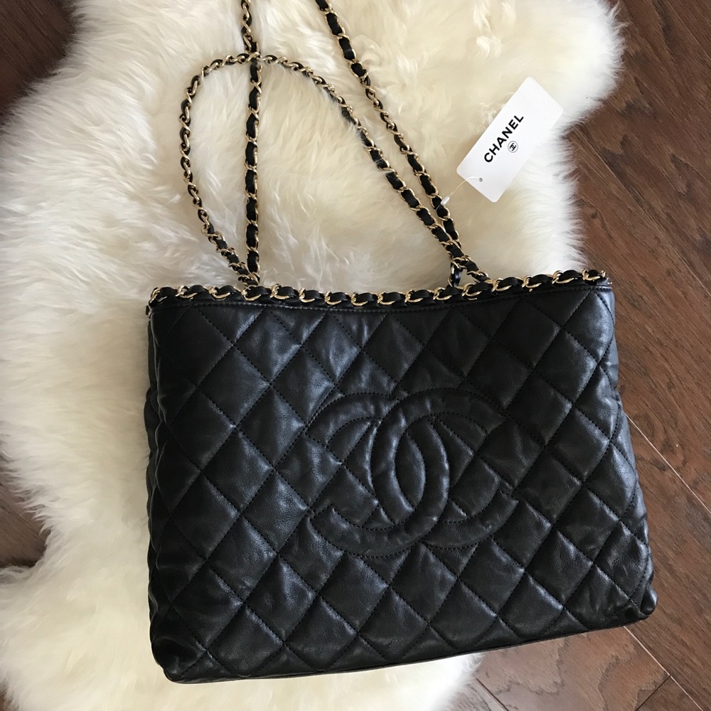 *SOLD* New Chanel Chain Me Shopping Tote 12A