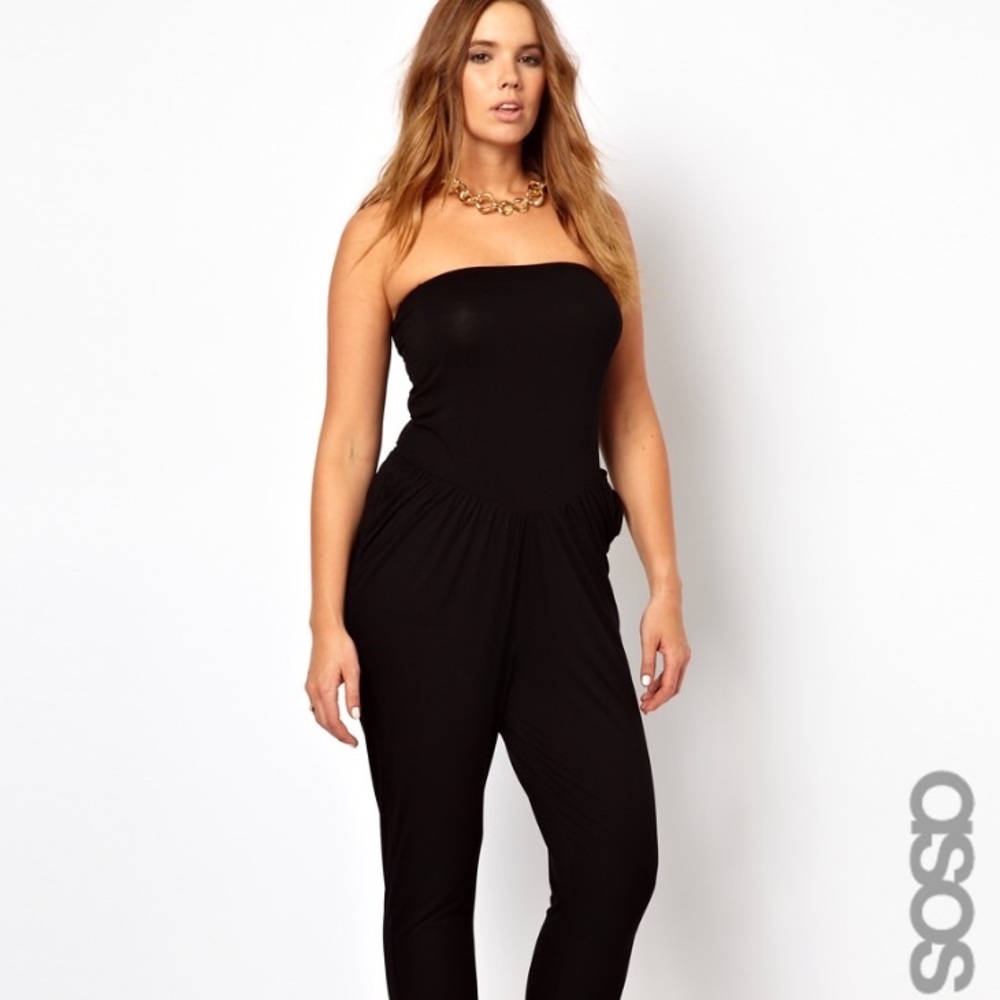 ASOS Curve Bandeau Jumpsuit