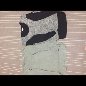 Two long sleeve Madewell knitted sweaters