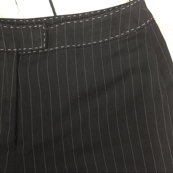 Black Sz 6 Pinstripe Tribeca Studio Career Pants - Picture 3 of 8