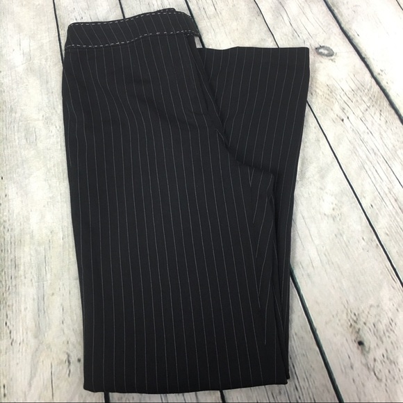 Black Sz 6 Pinstripe Tribeca Studio Career Pants - Picture 8 of 8