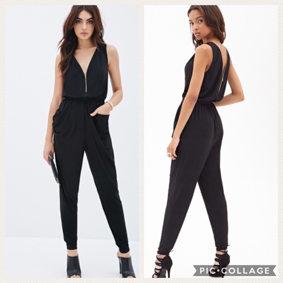 Forever 21 Pants - Black Jumpsuit