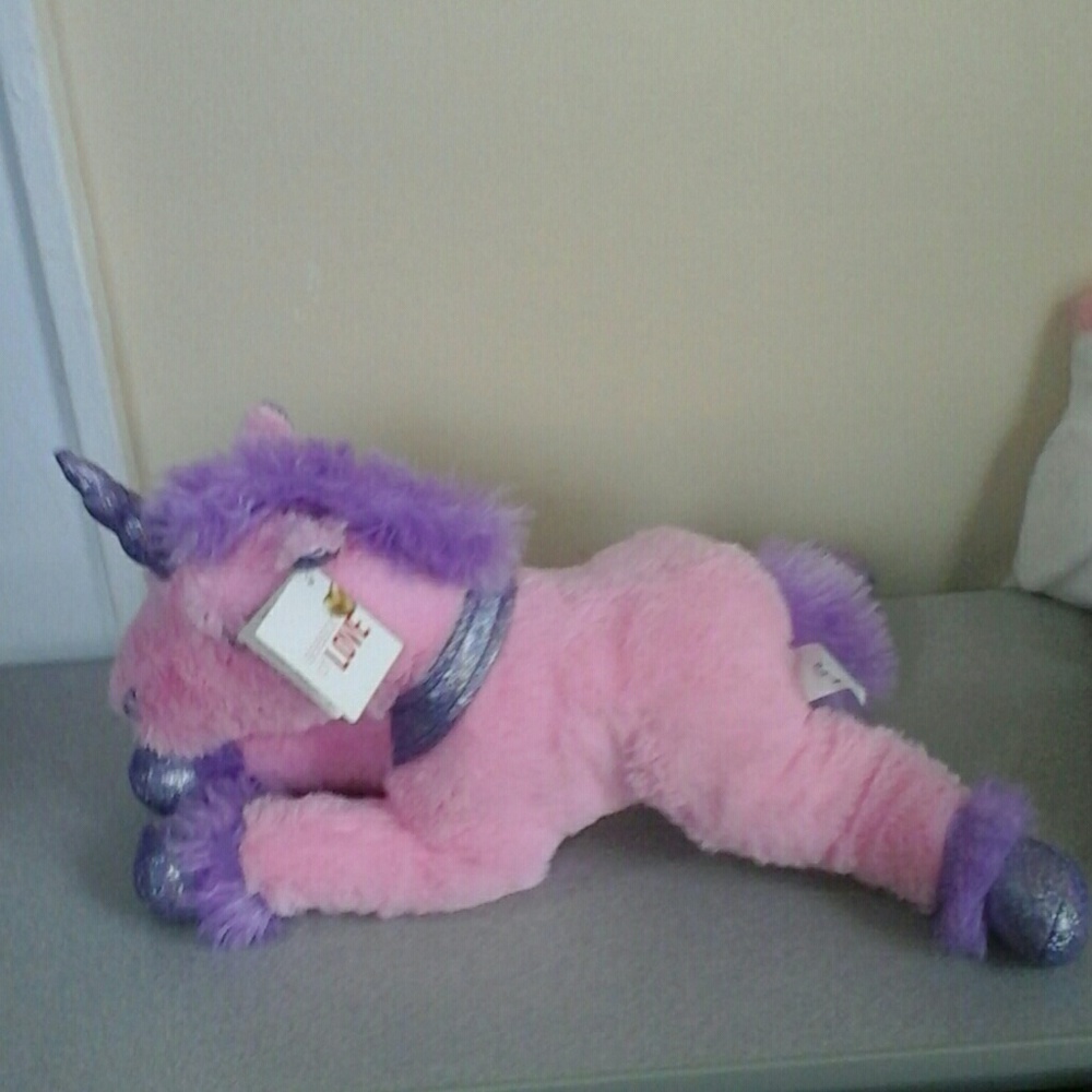 Stuffed animal unicorn