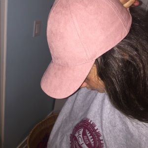 Pink swede hat