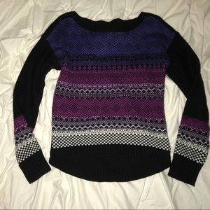 Printed sweater