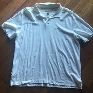Tommy Bahama Textured White XL Polo