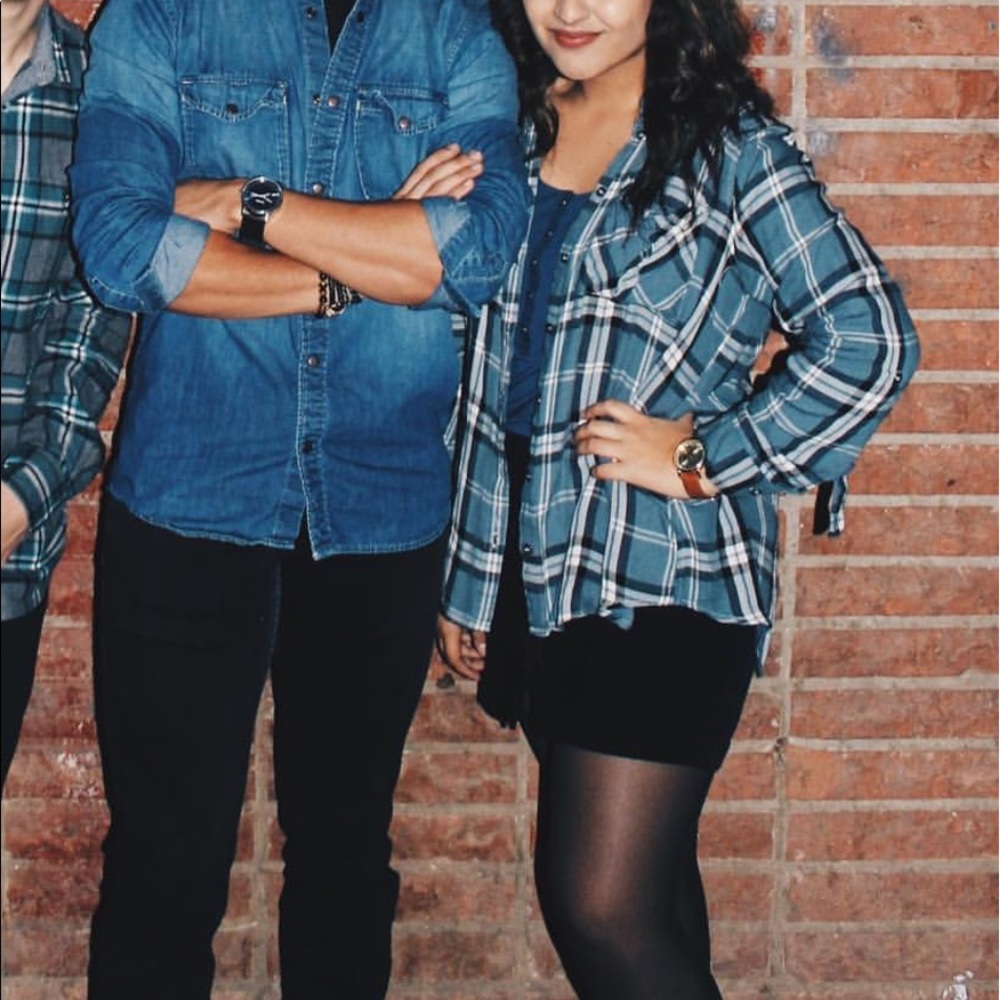 Light blue super soft flannel 💙