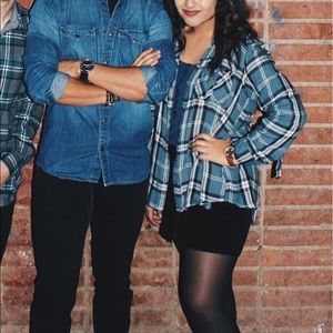 Light blue super soft flannel 💙