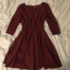 Maroon dress