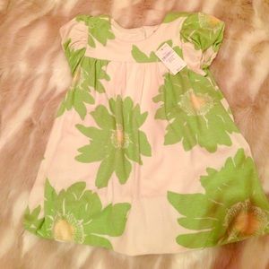 NWT Baby Gap Girls 12-18 mo. Retro Flowered Dress