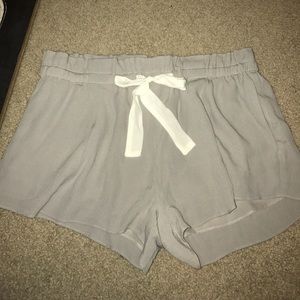 Aritzia Grey "Silky" Shorts
