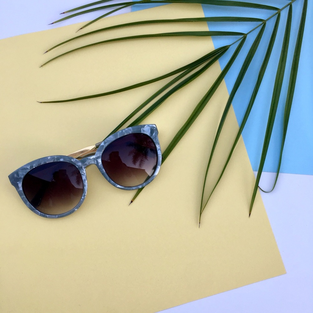 Unique Blue Marble Sunglasses